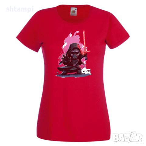 Дамска тениска Star Wars Kylo Ren  Игра,Изненада,Подарък,Геймър,, снимка 4 - Тениски - 36789011