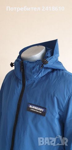 Burberry Mens Down Jacket Slim Fit Size 50/L ОРИГИНАЛ! Мъжко Зимно пухено Яке!, снимка 12 - Якета - 39543646