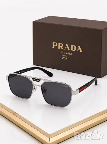 Prada Мъжки Слънчеви Очила С UV400 Защита Прада - Различни Цветове Код SEM-236, снимка 8 - Слънчеви и диоптрични очила - 55776407