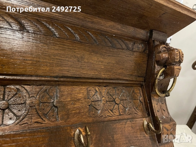 Закачалка дърворезба масив