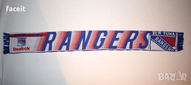 Reebok - New York Rangers - NHL - Страхотен 100% ориг. шал / Рейнджърс, снимка 5 - Други спортове - 31186186