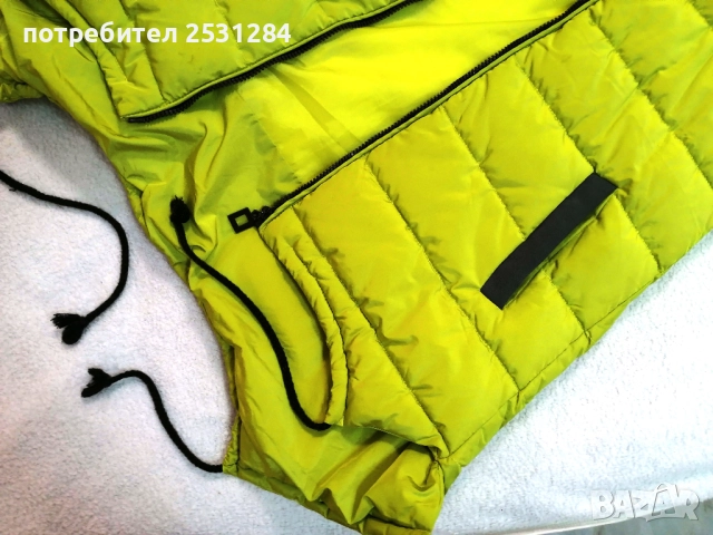 Като нов , Зимен елек, неонов цвят размер М/Л   размер M/L, снимка 4 - Елеци - 52575001