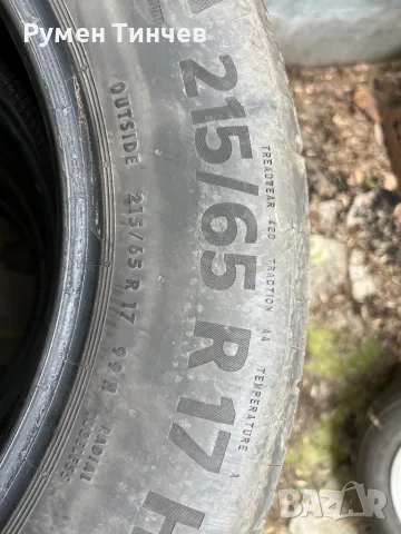 4бр летни гуми 215-65-17, снимка 5 - Гуми и джанти - 49942757