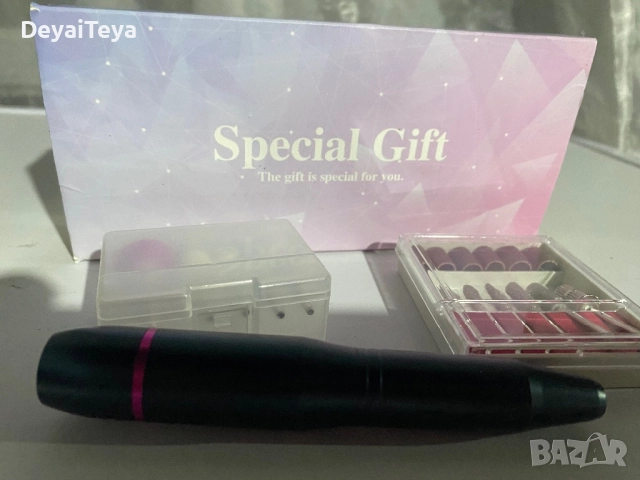 Електрическа пила за маникюр, снимка 2 - Педикюр и маникюр - 52935444