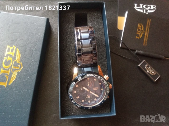 Луксозен мъжки часовник , снимка 5 - Мъжки - 50576997