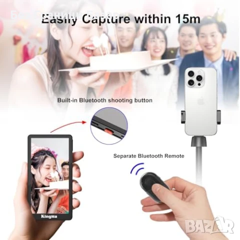 Нов Външен Екран 5" за iPhone Айфон Задна Камера, Влог, Live, TikTok, снимка 4 - Друга електроника - 50747131