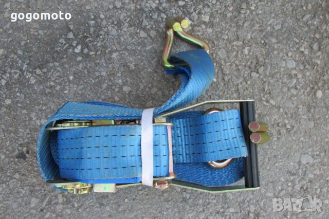 НОВИ Укрепващи колани (колани за укрепване на товари) 4 т./ 50мм./ 8,6 м., снимка 7 - Аксесоари и консумативи - 33844009