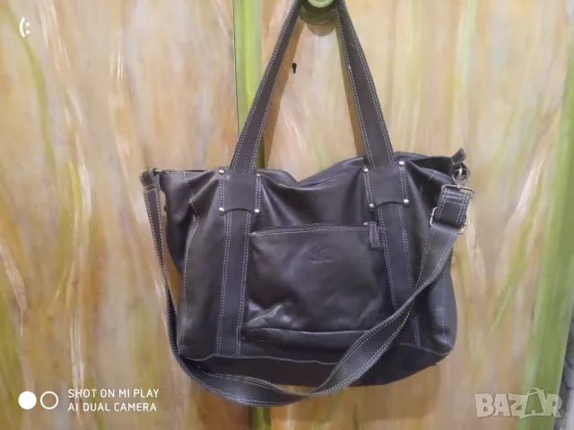 Чанта естествена кожа Bastian.