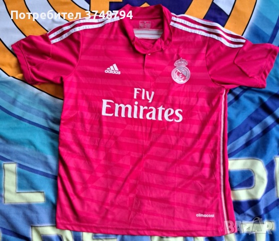 Тениска на Реал Мадрид на Хамес Родригес, снимка 1 - Футбол - 44764241
