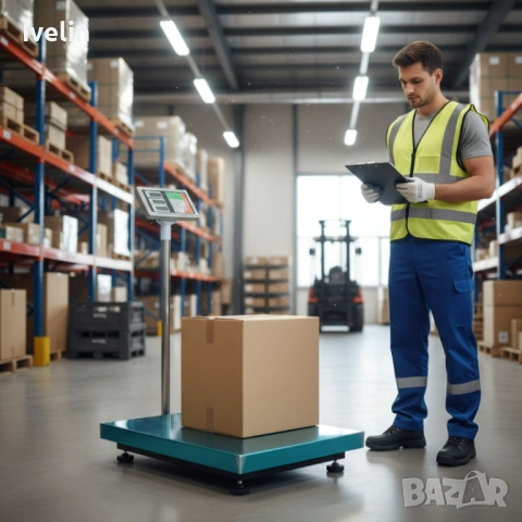 Електронен кантар с платформа до 1000 кг