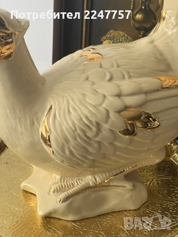 Огромен гълъб порцелан, снимка 6 - Антикварни и старинни предмети - 50913872