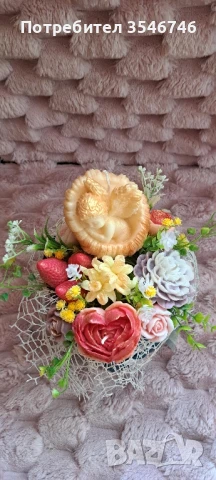 Букет от ароматни цветя. , снимка 6 - Ръчно изработени сувенири - 51276802