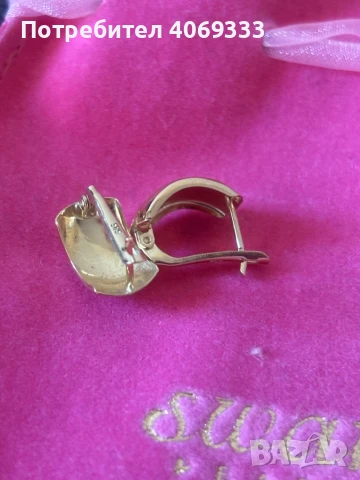 Златни обеци 1.64гр 14к, снимка 5 - Обеци - 50824818