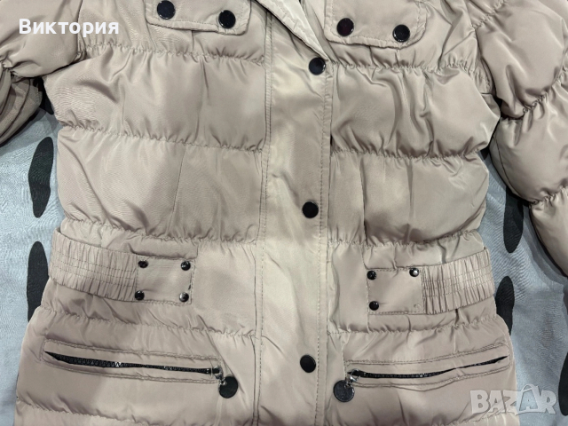 Зимно дамско яке с естествен пух, снимка 2 - Якета - 53026632