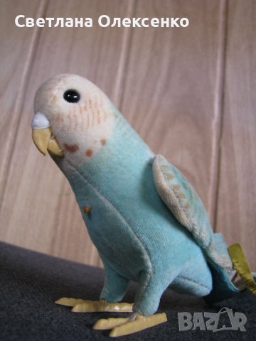 Колекционерска мека играчка Steiff Parakeet Папагал, снимка 4 - Колекции - 37738628