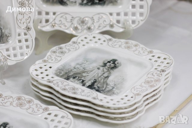 Сервиз за торта лукс, снимка 4 - Други стоки за дома - 36772280