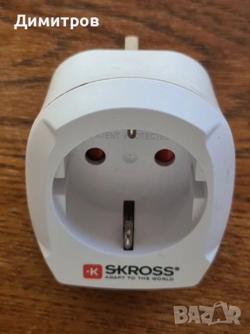 Адаптер /преходник/ от EU към UK стандард щепсел