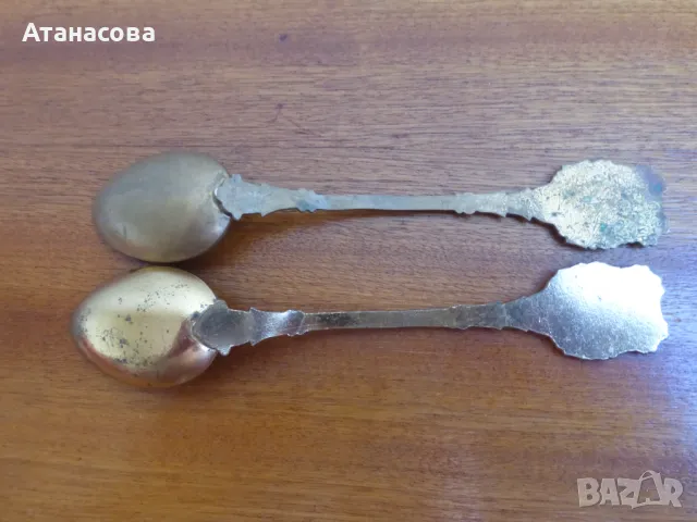 Сувенирни лъжички 2 бр с емайл Москва 1970 г , снимка 6 - Антикварни и старинни предмети - 48872844