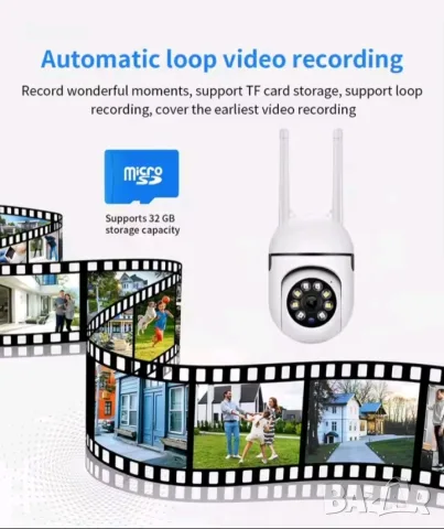 Wi fi смарт камера 1080p, снимка 5 - HD камери - 56528176