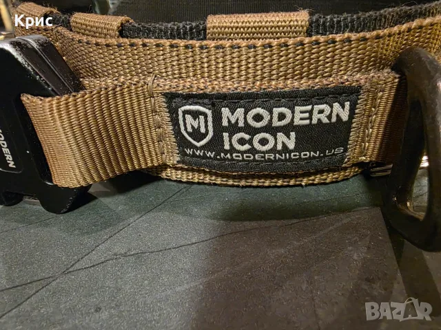 Оригинален професионален K9 нашийник Modern Icon Rigid Collar - 5 см, снимка 7 - За кучета - 55994648