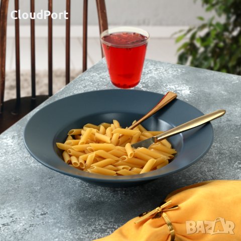 КУПИЧКА ЗА ПАСТА/ САЛАТА, DELTA MATTE BLUE, снимка 1