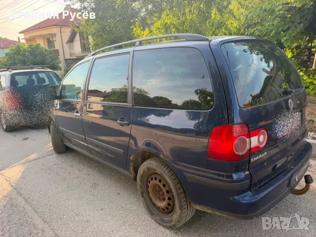 vw sharan 1.9 tdi  116кс facelift АВТОМАТИК , без документи / цяла за части -цена  800 евро -бракува, снимка 6 - Автомобили и джипове - 55943875