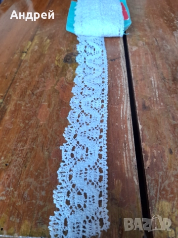Стара дантела #38, снимка 2 - Антикварни и старинни предмети - 52227716
