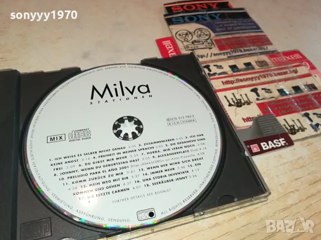 MILVA STATIONEN CD 0804251144, снимка 6 - CD дискове - 49808198