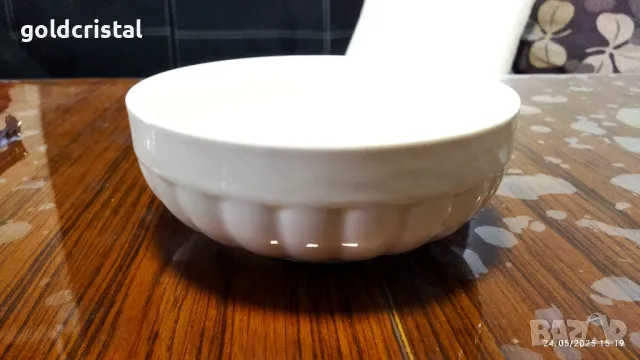 Стар български порцелан купа , снимка 4 - Антикварни и старинни предмети - 50415640