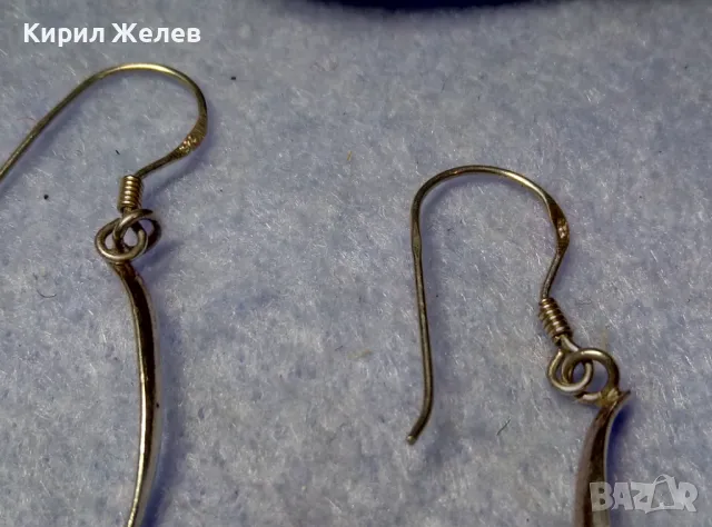 АРТИСТИЧЕН СТИЛЕН МОДЕЛ ФЕЕРИЧНИ СРЕБЪРНИ ОБЕЦИ СРЕБРО 925 РЪЧНА ФИНА ИЗРАБОТКА 30548, снимка 10 - Обеци - 50337179