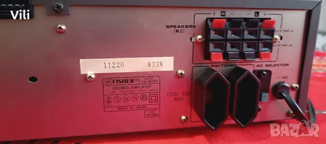 Fisher CA-M700, снимка 10 - Ресийвъри, усилватели, смесителни пултове - 50294426