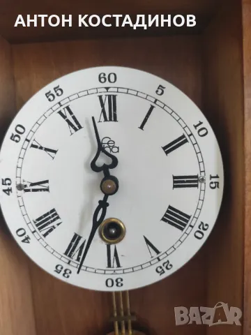 Дървен стенен часовник, снимка 5 - Стенни часовници - 48878215