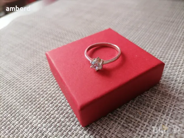 Нежен и елегантен сребърен пръстен - модел R068, снимка 3 - Пръстени - 48783173