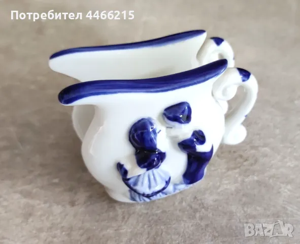 Красив порцеланов салфетник, снимка 3 - Прибори за хранене, готвене и сервиране - 50231175