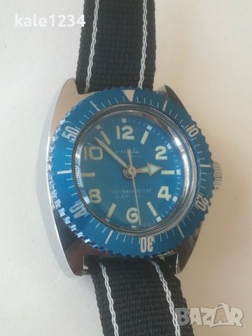 Ruhla wasserdicht. Germany. Дамски часовник. Амфибия. Водолазен. Механичен. Гмуркане. Vintage watch, снимка 13 - Дамски - 39998494