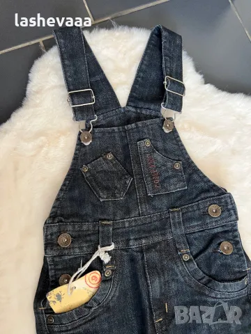 Бебешки дънков гащеризон , снимка 2 - Бебешки гащеризони - 47708899