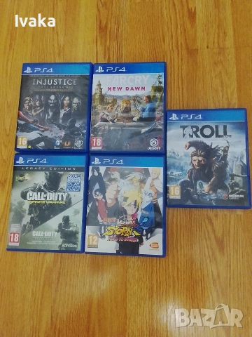 PS4 игри Far Cry, Injustice, Call of Duty, Naruto, Troll