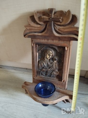 Дървена икона,иконостас, снимка 4 - Други ценни предмети - 44341395