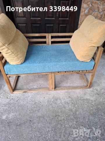 Дървена пейка , снимка 6 - Градински мебели, декорация  - 50573154