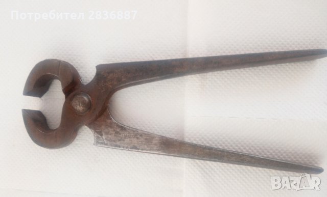 Стари ковани немски инструменти, снимка 8 - Клещи - 32648619
