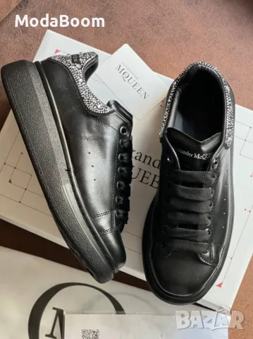 Alexander McQueen черни дамски маратонки , снимка 4 - Маратонки - 48263846
