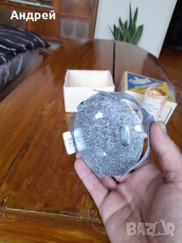 Стар котлон,котлонче за сух спирт #2, снимка 5 - Антикварни и старинни предмети - 38760023