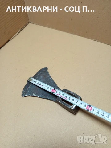 Соц Стара Ръчно Кована Мотичка Номер 1. Тегло 0.650кг., снимка 9 - Антикварни и старинни предмети - 50704622