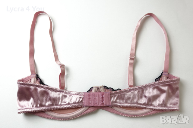 Cottelli Collection 80C розов сатенен сутиен с разкриващи чашки, снимка 11 - Бельо - 44791230