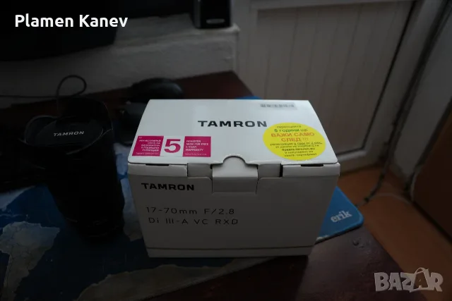 Обектив Tamron 17-70mm f2.8 за Sony E mount, снимка 2 - Обективи и филтри - 56256835