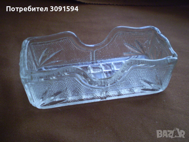 Арт Деко  поставка за клечки за зъби стъкло, снимка 5 - Аксесоари за кухня - 36464869