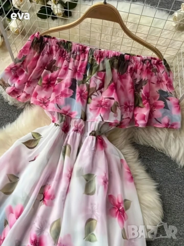 Нови дамски рокли, размери Л, ХЛ, снимка 3 - Рокли - 53161442