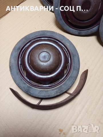 Комплект Соц Стари Джанти Колела За Ретро Децки Колички. , снимка 4 - Антикварни и старинни предмети - 52618871