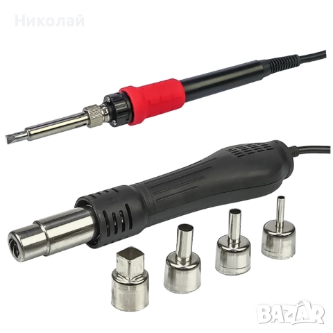 Станция за запояване WEP 853AAA-I с вграден вакуумен сепаратор 9'', поялник, снимка 10 - Друга електроника - 52288276