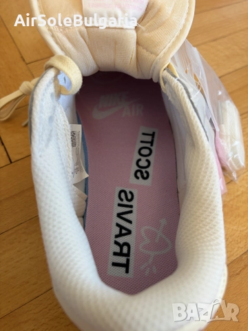 Jordan 1 x Travis Scott Shy Pink Size EUR 41/ UK 7 Brand New With Box 📦 , снимка 13 - Маратонки - 55728487